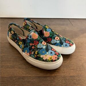 Keds x Rifle Paper Co Floral Slip-On Sneakers